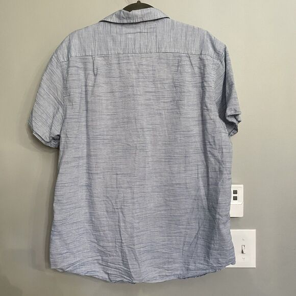 IZOD Saltwater Shirt Button up Relaxed Soft Cotton Camp‎ Casual XL EUC - Picture 4 of 11